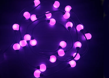 Longueur programmable des lumières de Noël de PVC RVB LED 28MM pour le club de vacances