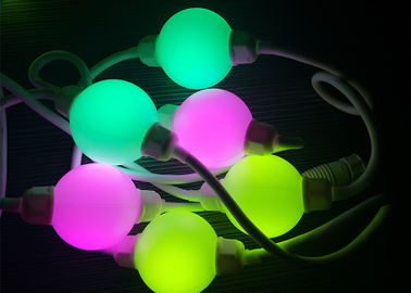 Boule de pixel du matériel RVB LED de PVC 0,028 ampères de 25 polychromes Triklits accessible