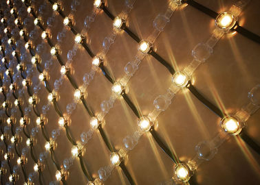 Le CE féerique Rohs de lumière de ficelle de maille de filet de la publicité commerciale LED a délivré un certificat