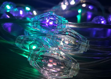 Luminosité décoratif de construction des quirlandes électriques SMD3535 de RVB LED intense polychrome