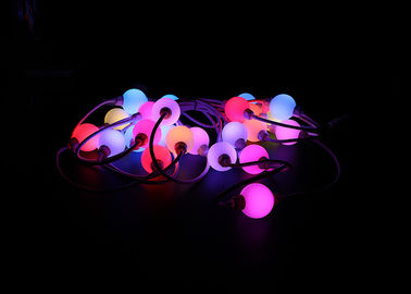 Lumières décoratives polychromes menées imperméables d'intense luminosité de boule de pixel de ball12V LED