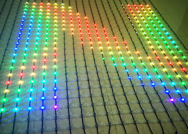 Lumières futées de ficelle de maille de contrôle de quirlandes électriques de maille de filet de l'utilisation LED d'événement de vacances
