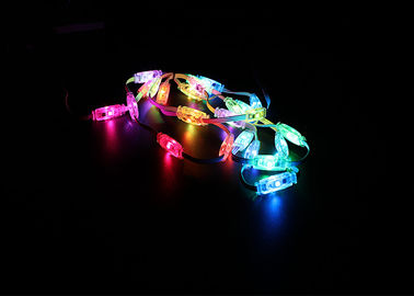 Le caillou de PVC SMD5050 RVB allume 0,028 ampères de Brigtness de décoration de haut de parc à thème
